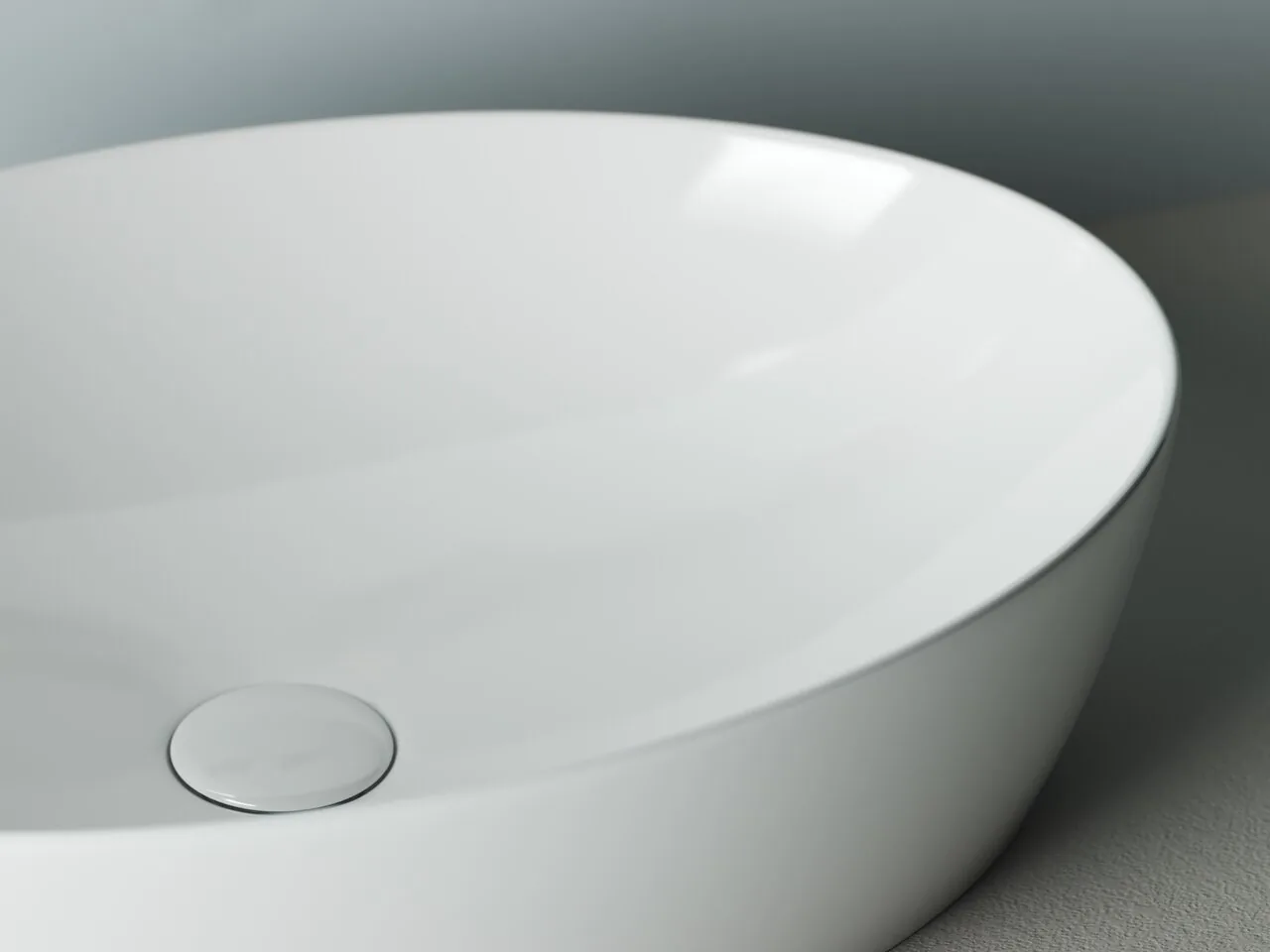 картинка Накладная раковина Ceramicanova Element CN5018 цвет белый 62.5х42 см 