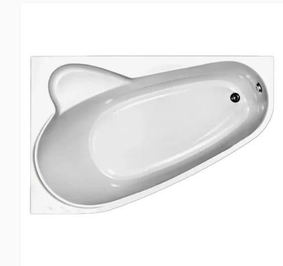 картинка Акриловая ванна Vagnerplast Selena 160 L с каркасом VPK160105 