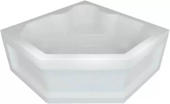 картинка Акриловая ванна Акватек Лира вклеенный каркас 