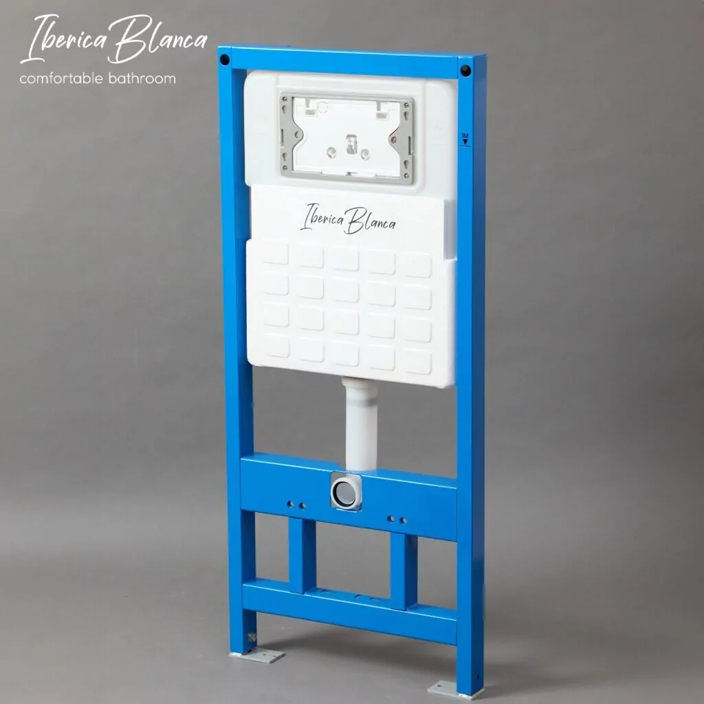 картинка Комплект 3 в 1 IBERICA BLANCA инсталляция с унитазом TOLEDO ALTO IB.TLA.234.1B1 клавишей черный матовый ESTI-R IB.B021.002.000 