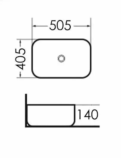 картинка Раковина накладная Grossman GR-3020 