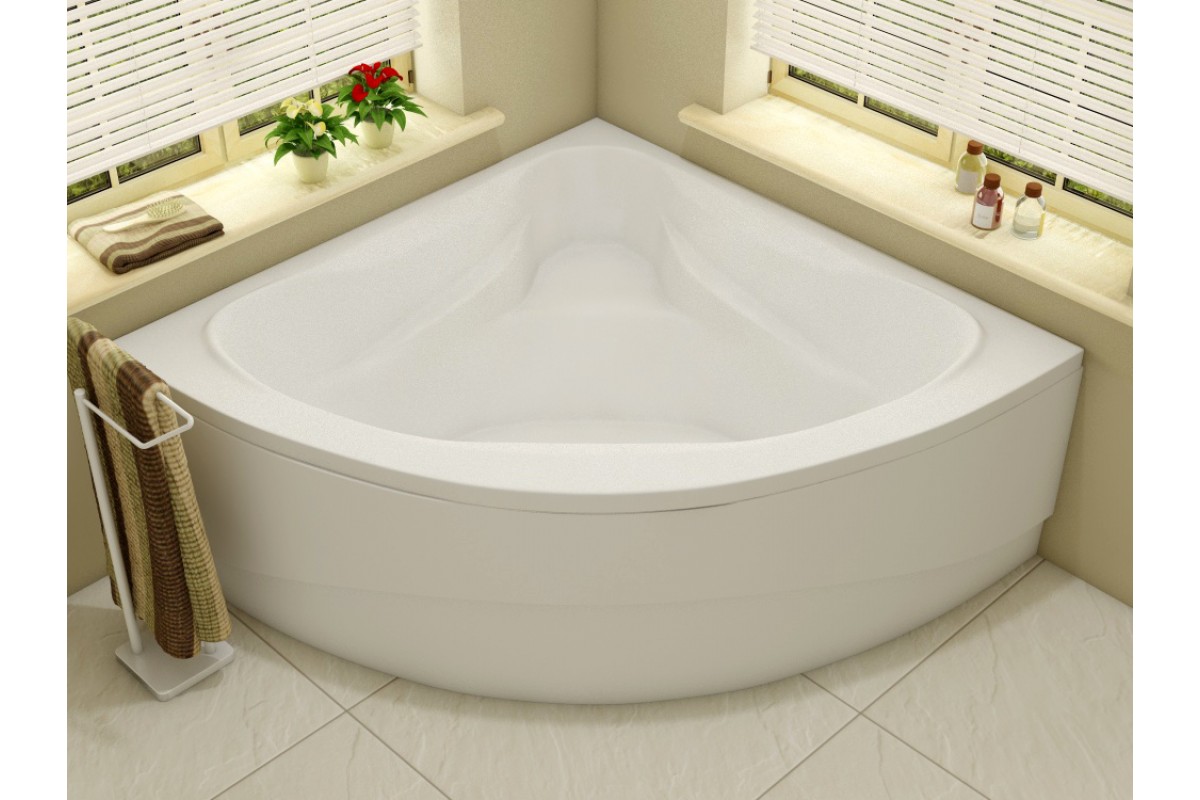 картинка Акриловая ванна Relisan Rona 130x130 с каркасом 