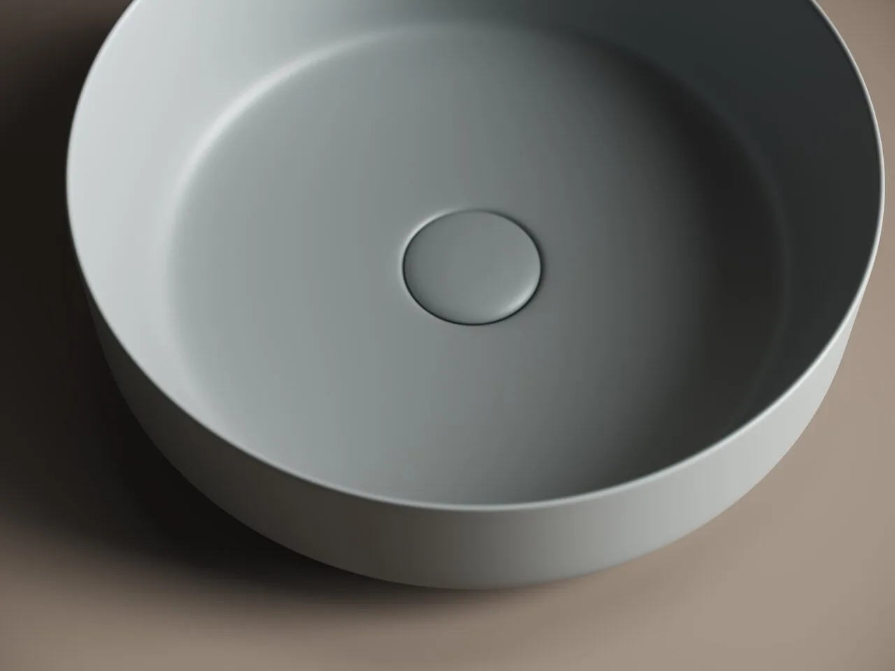 картинка Накладная раковина Ceramicanova Element CN6022MH цвет антрацит матовый 39х39 см 
