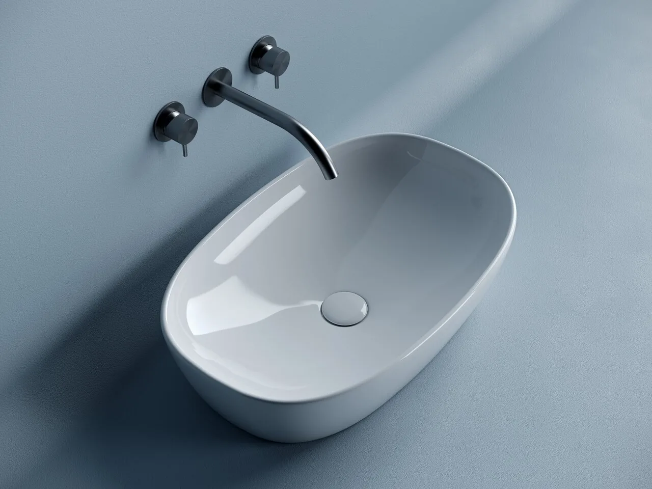 картинка Накладная раковина Ceramicanova Element CN5039 цвет белый 60х38 см 
