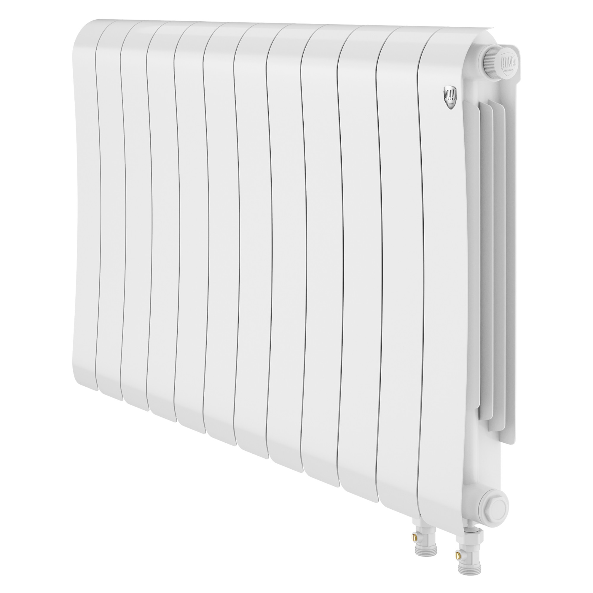 картинка Радиатор биметаллический Royal Thermo Infinity 500 Bianco Traffico VR80 12 секции 