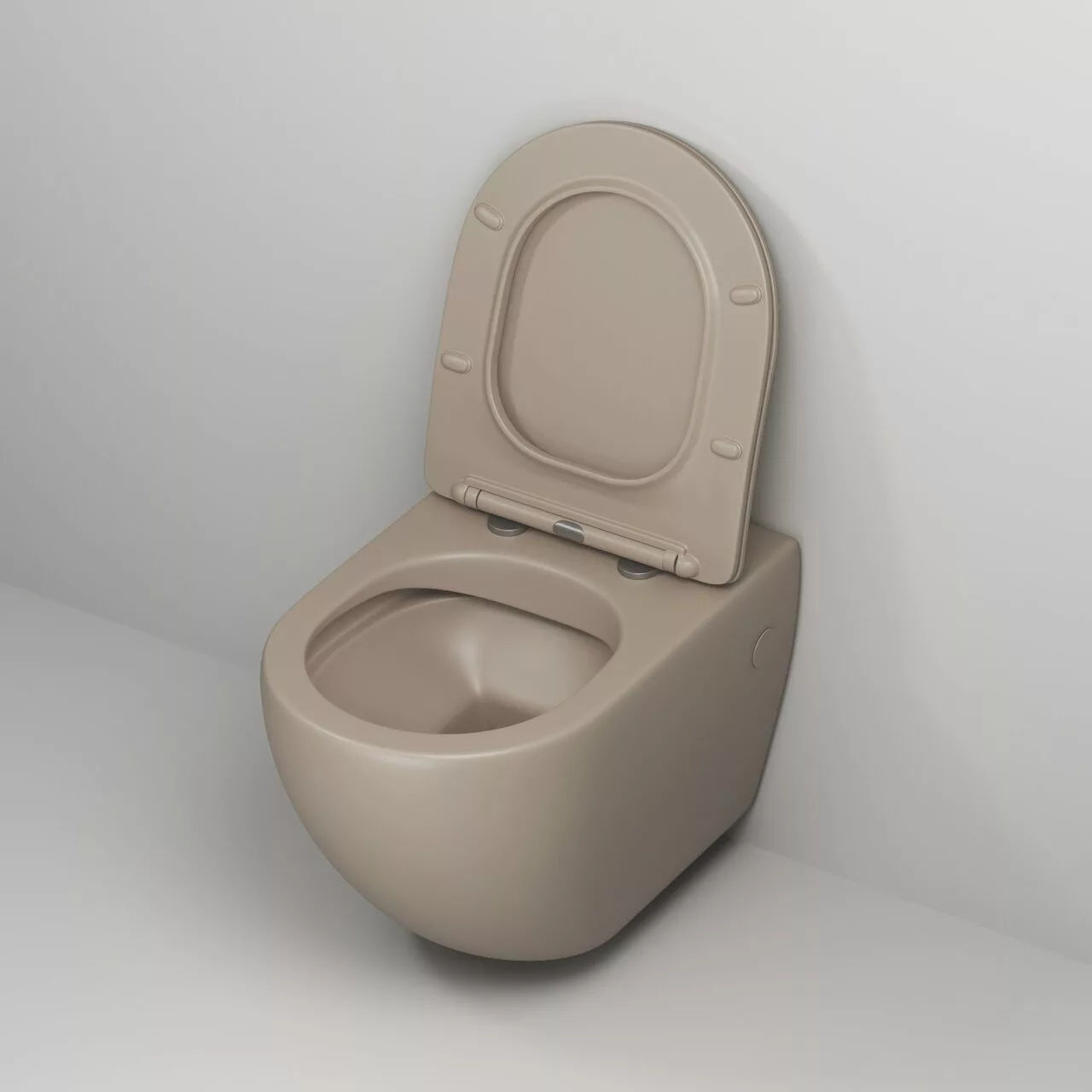 картинка Унитаз подвесной Grossman GR-4411BRLMS Color безободковый, коричневый матовый 