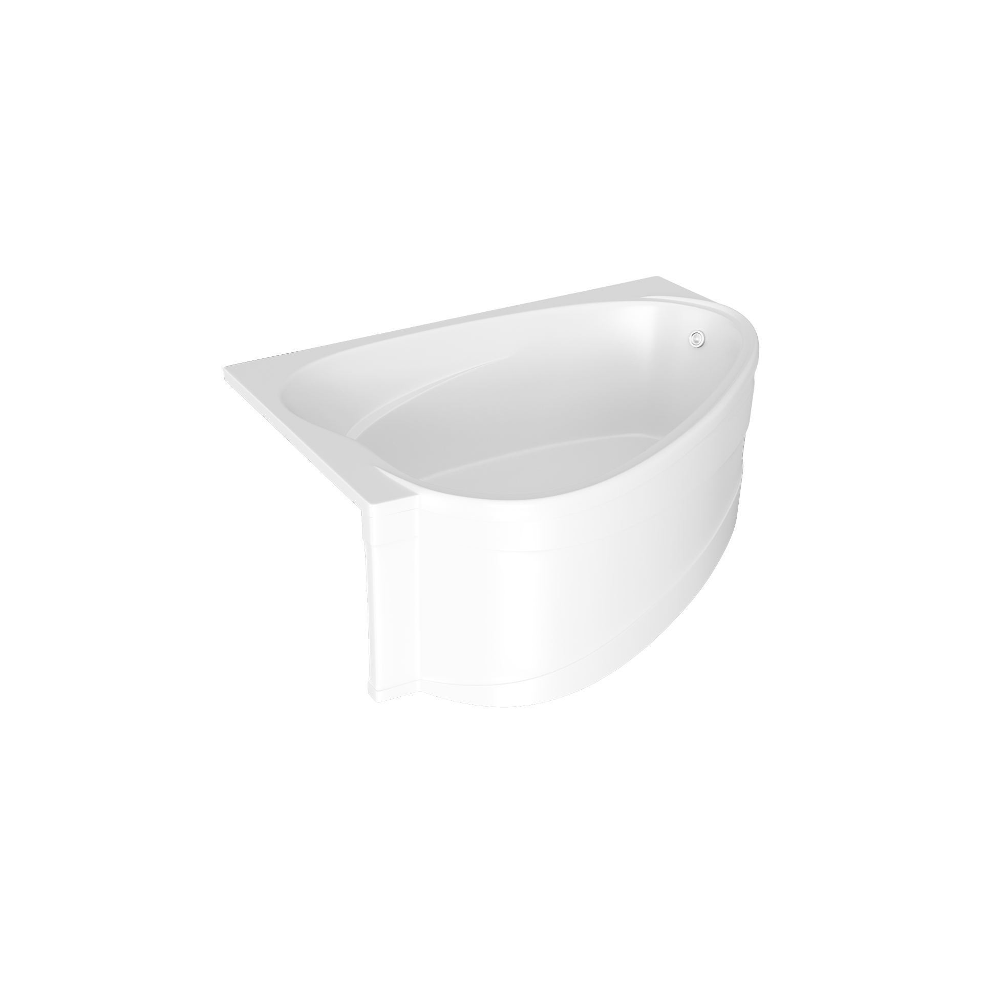 картинка Ванна Marka One LOVE 185х135 L с каркасом и слив-переливом 