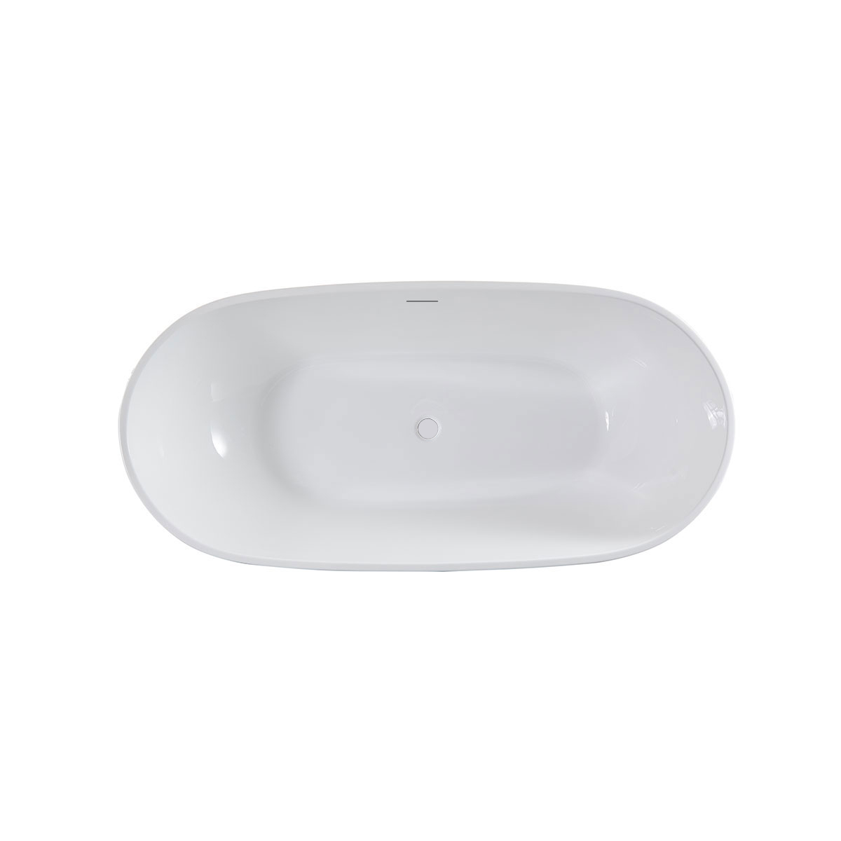 картинка Акриловая ванна Vincea VBT-408-1700, 170х81.5х58, цвет белый, слив-перелив в комплекте, белый 
