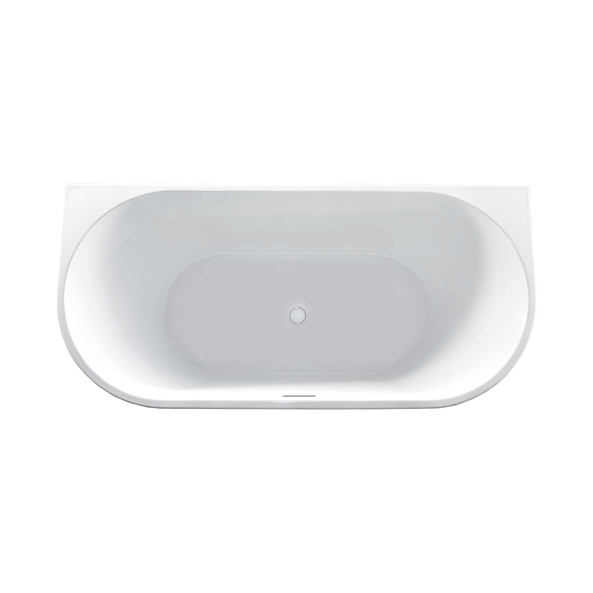 картинка Акриловая ванна Vincea VBT-421-1700MW, 170х80х58, цвет белый матовый, слив-перелив в комплекте, белый 