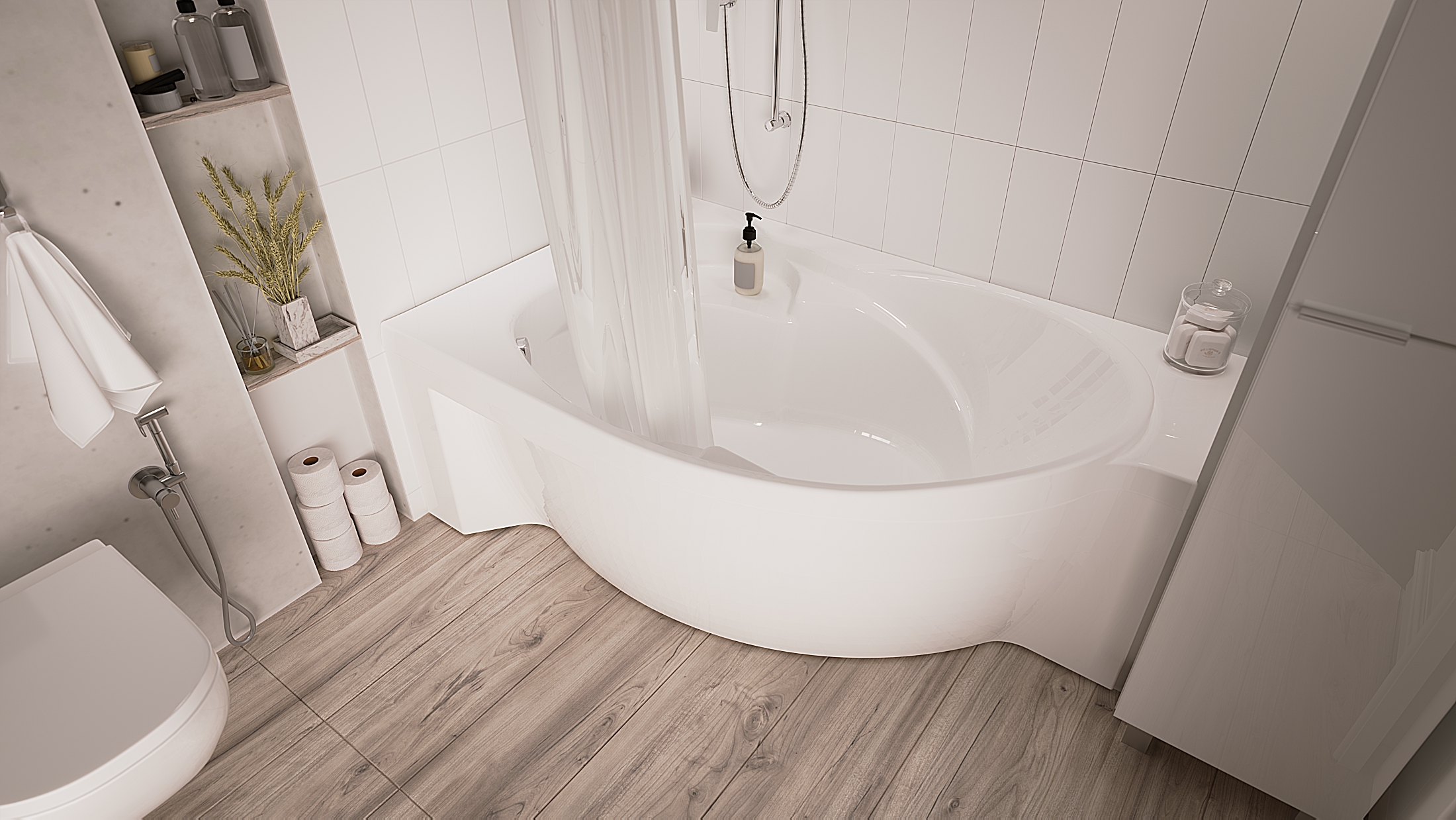 картинка Ванна Marka One ERGONOMIKA 158-175x110 L 