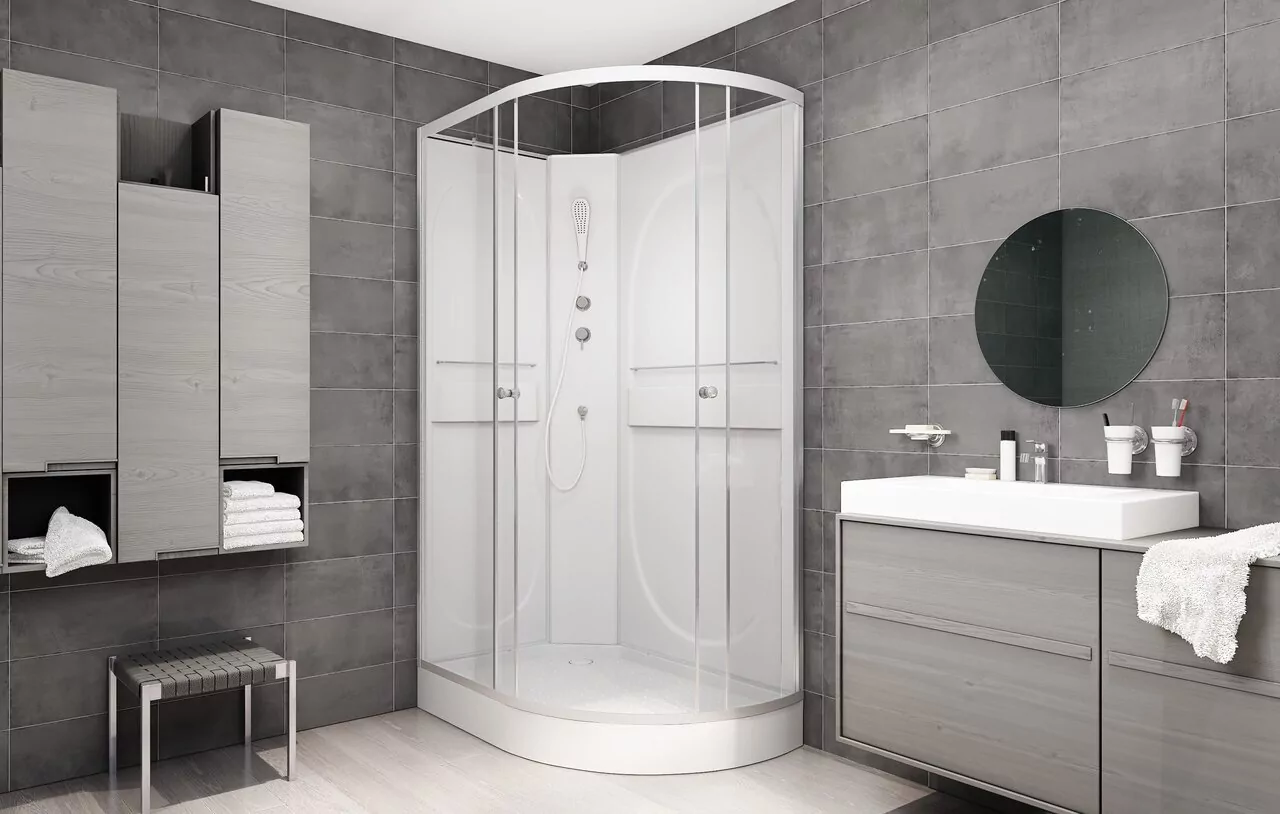 картинка Душевая кабина AvaCan L602L N (без крыши) 