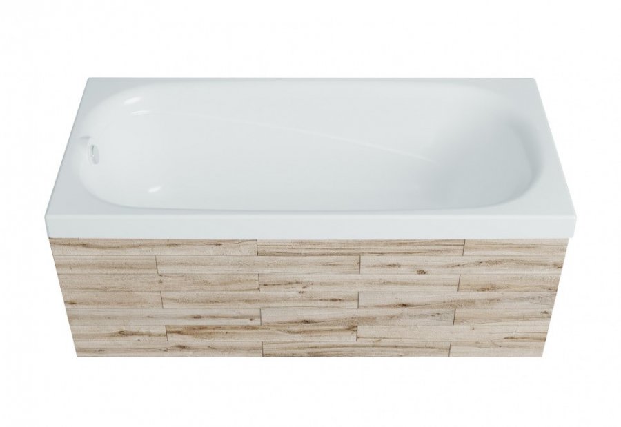 картинка Акриловая ванна 1ACReal Европа 160 с каркасом и слив-переливом 