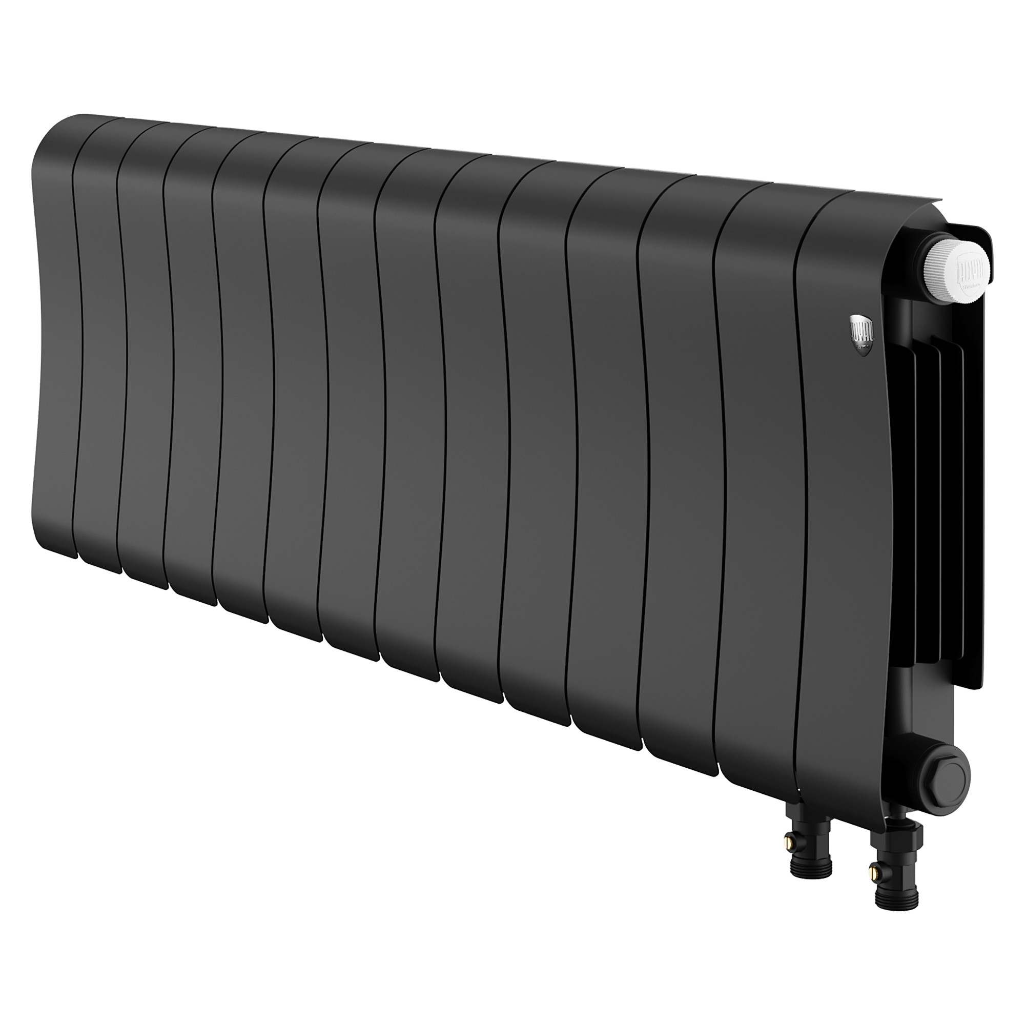 картинка Радиатор биметаллический Royal Thermo Infinity 300 Noir Sable VR80 14 секции 