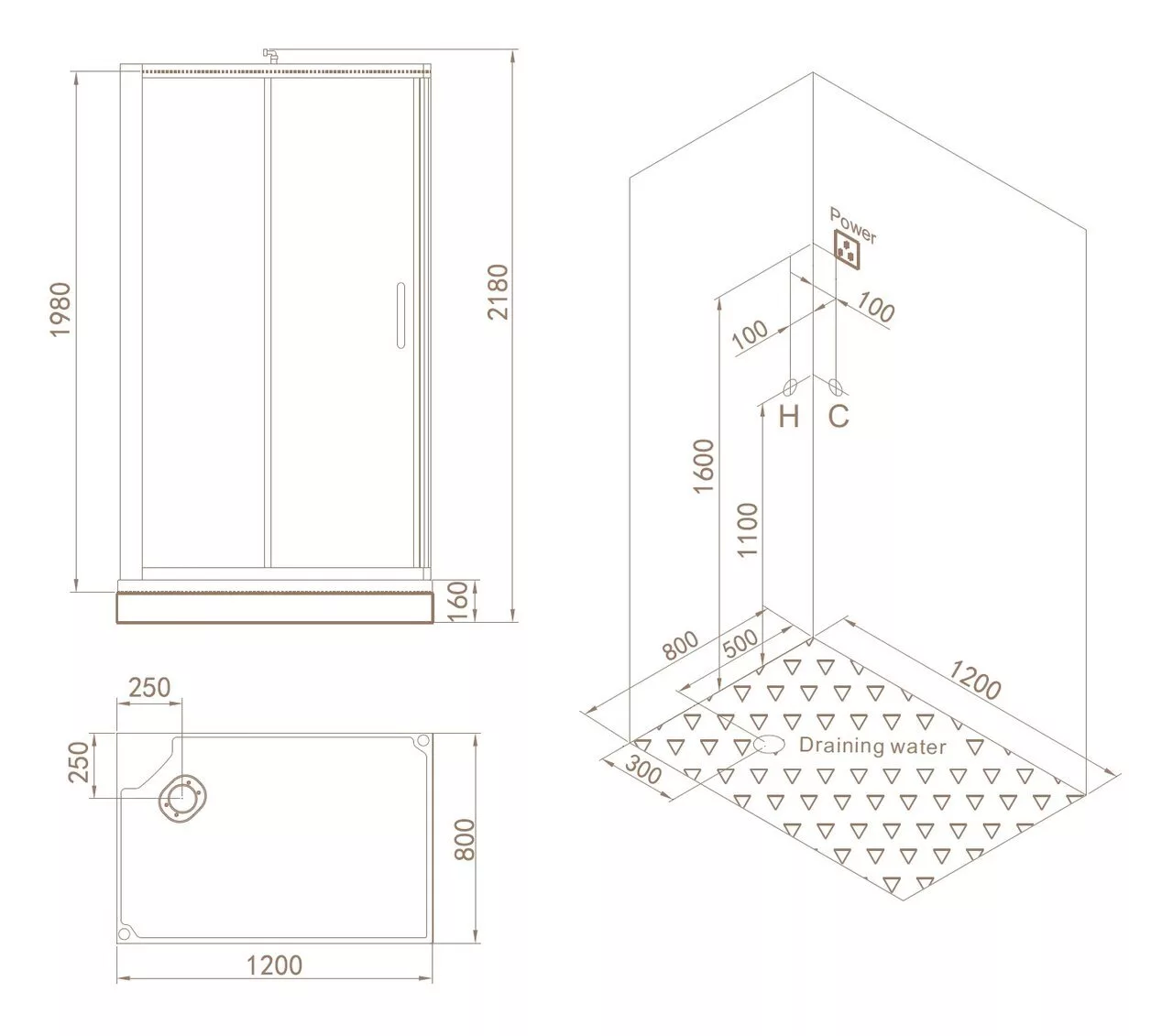 картинка Душевая кабина SSWW BU621 R с паром 