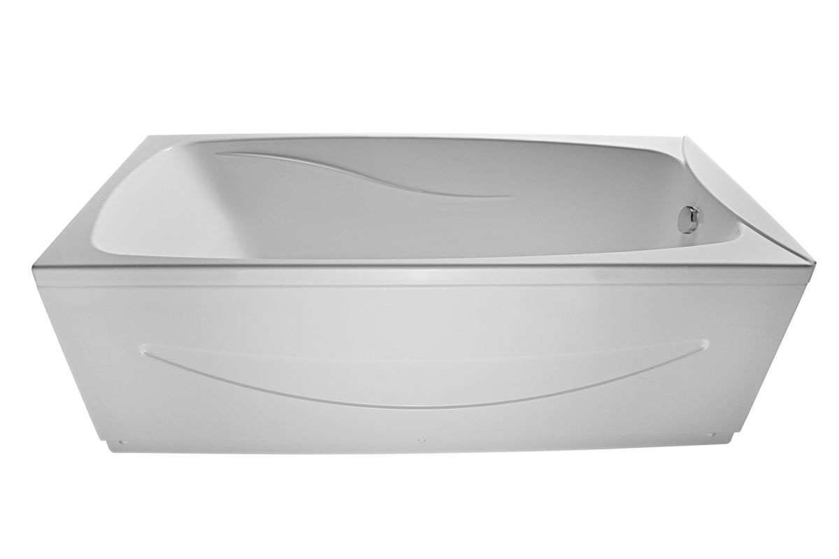 картинка Акриловая ванна Eurolux TROYA 170x70 с каркасом и экраном 