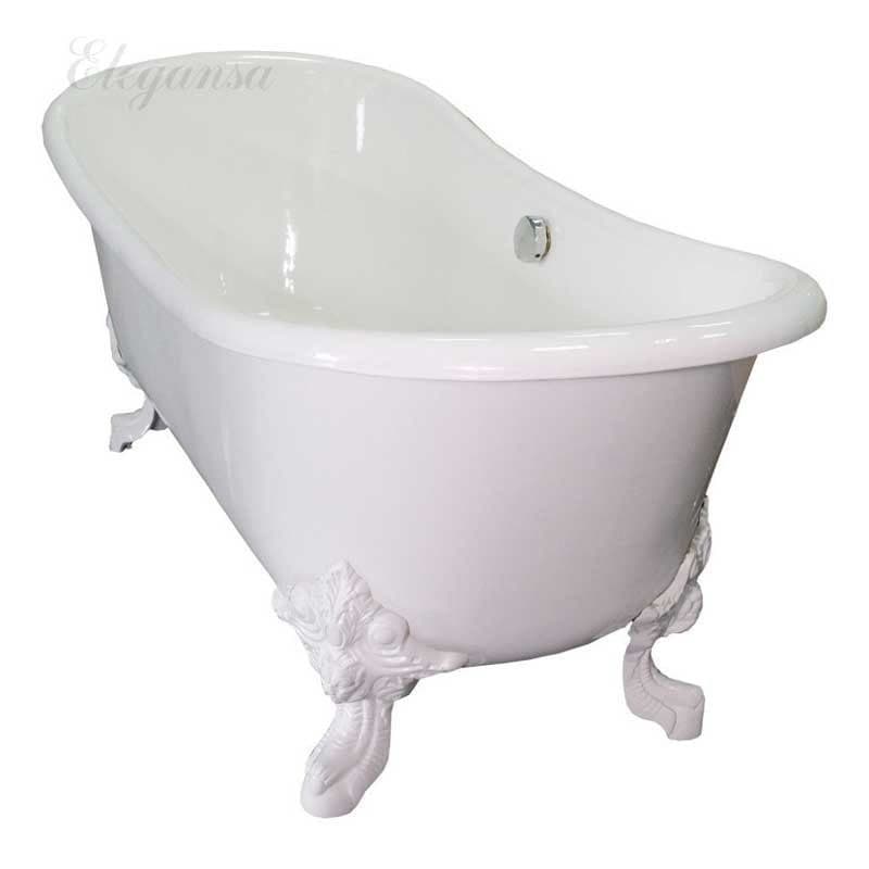 картинка Чугунная ванна Elegansa Nadia IRON FEET White 