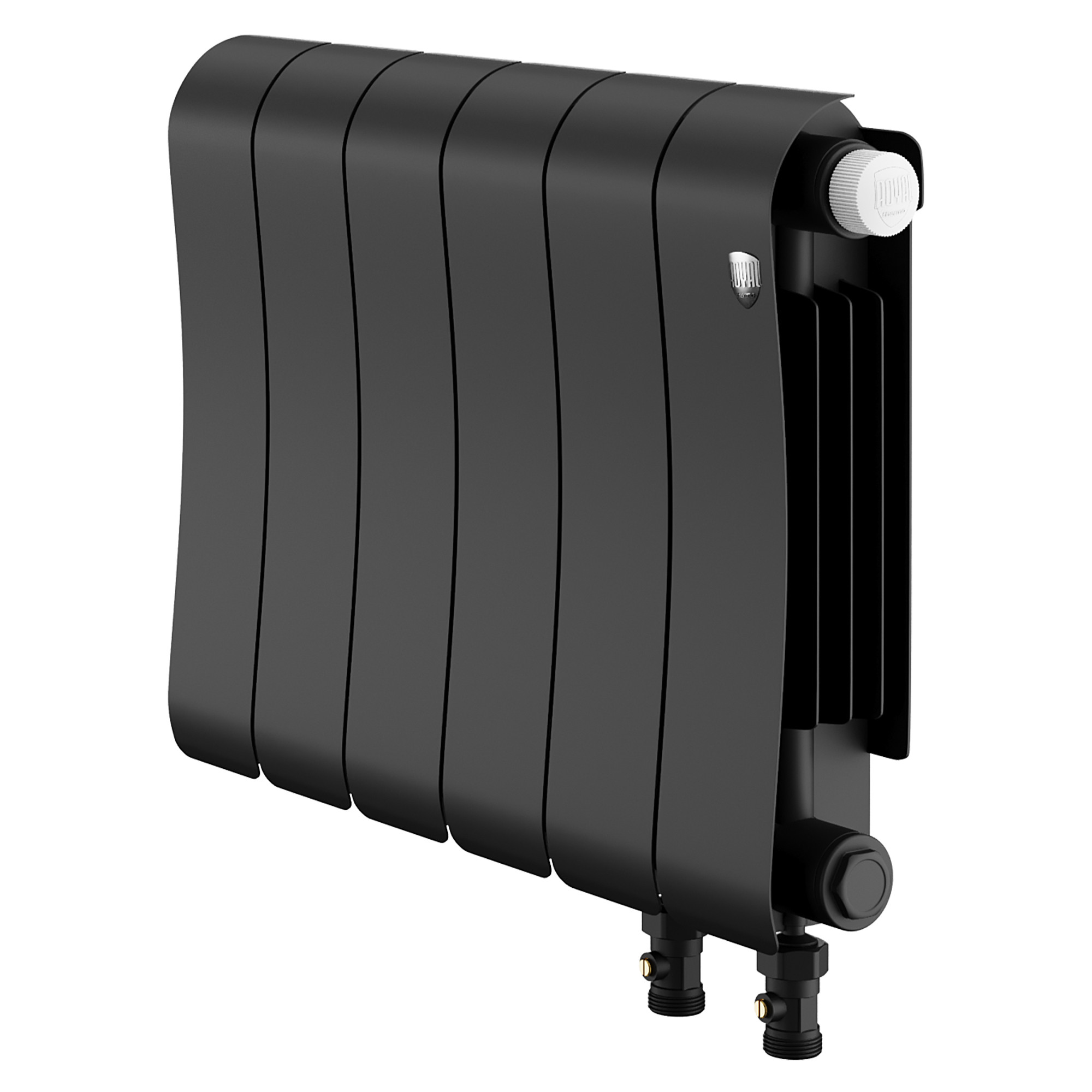 картинка Радиатор биметаллический Royal Thermo Infinity 300 Noir Sable VR80 6 секций 