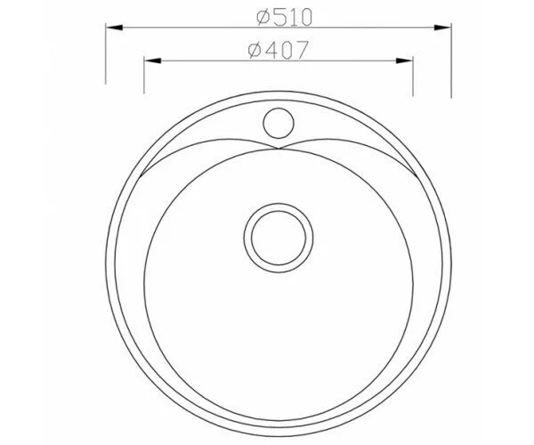 картинка Кухонная мойка ZORG Inox RX ZR-510/205 