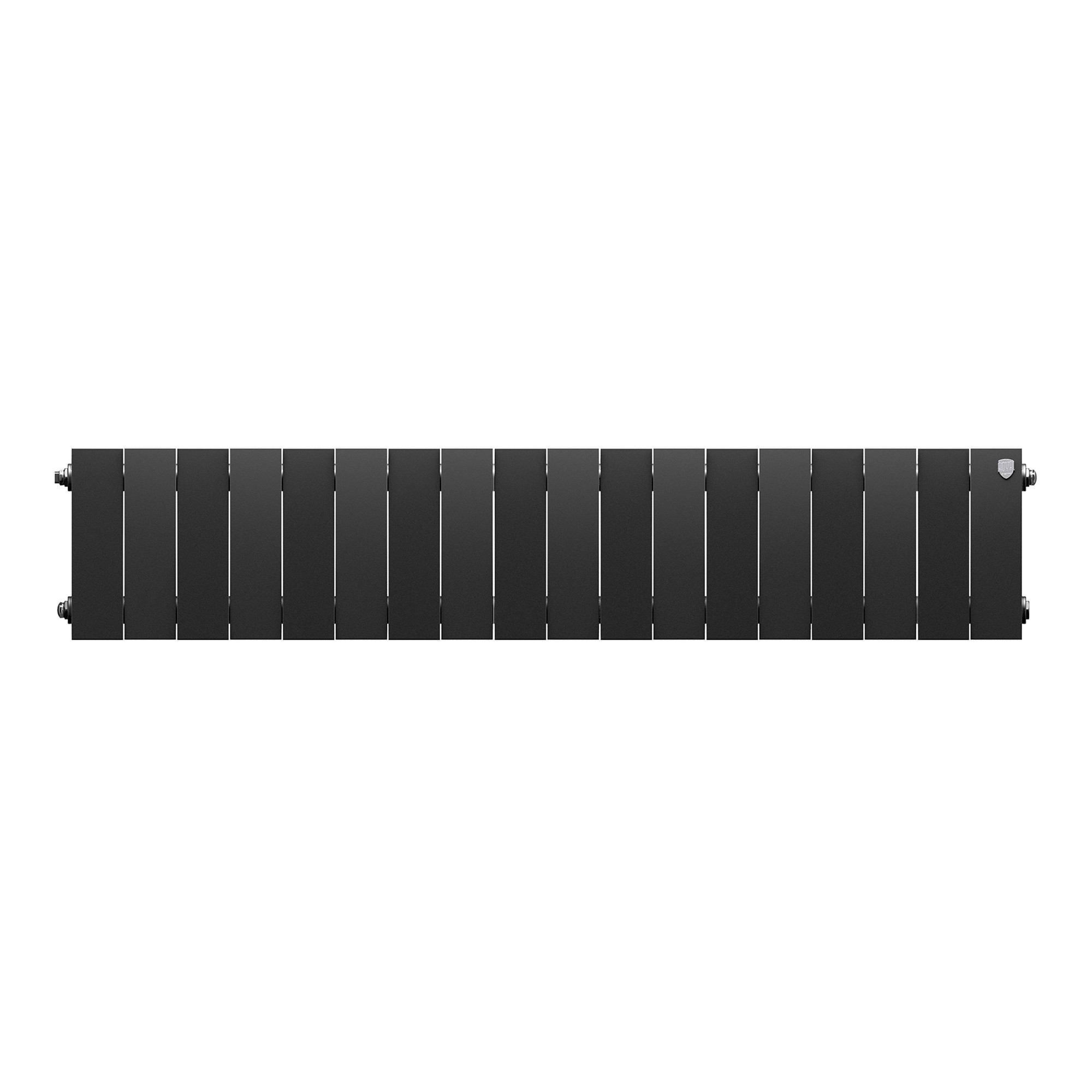 картинка Радиатор биметаллический Royal Thermo PianoForte 200 Чёрный 18 секций 