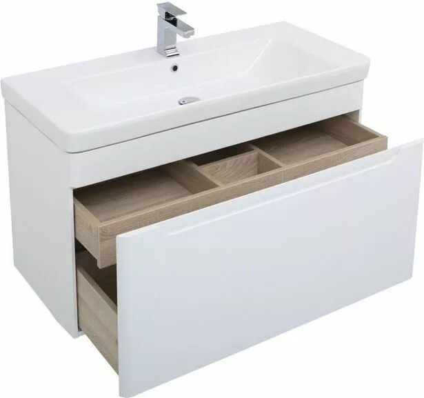 фото Тумба с раковиной Aquanet София 105 белый арт. 00212588 