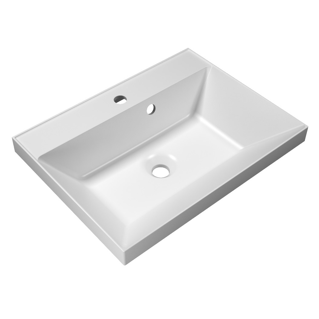 картинка Раковина из литьевого мрамора BelBagno BB600/450-LV-MR-AST  в ванную комнату