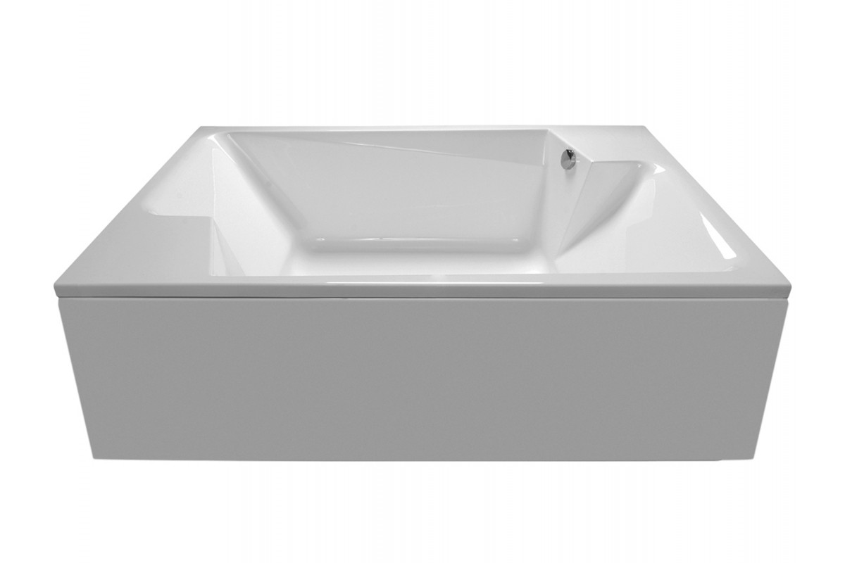 картинка Акриловая ванна Vayer Ontario 190x125 с каркасом и слив-переливом 