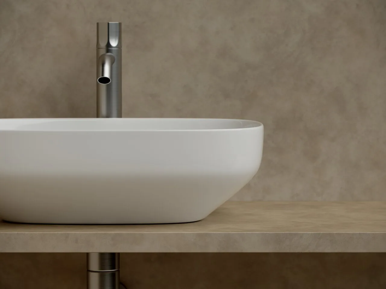 картинка Накладная раковина Ceramicanova Element CN5031 цвет белый 50х38 см 