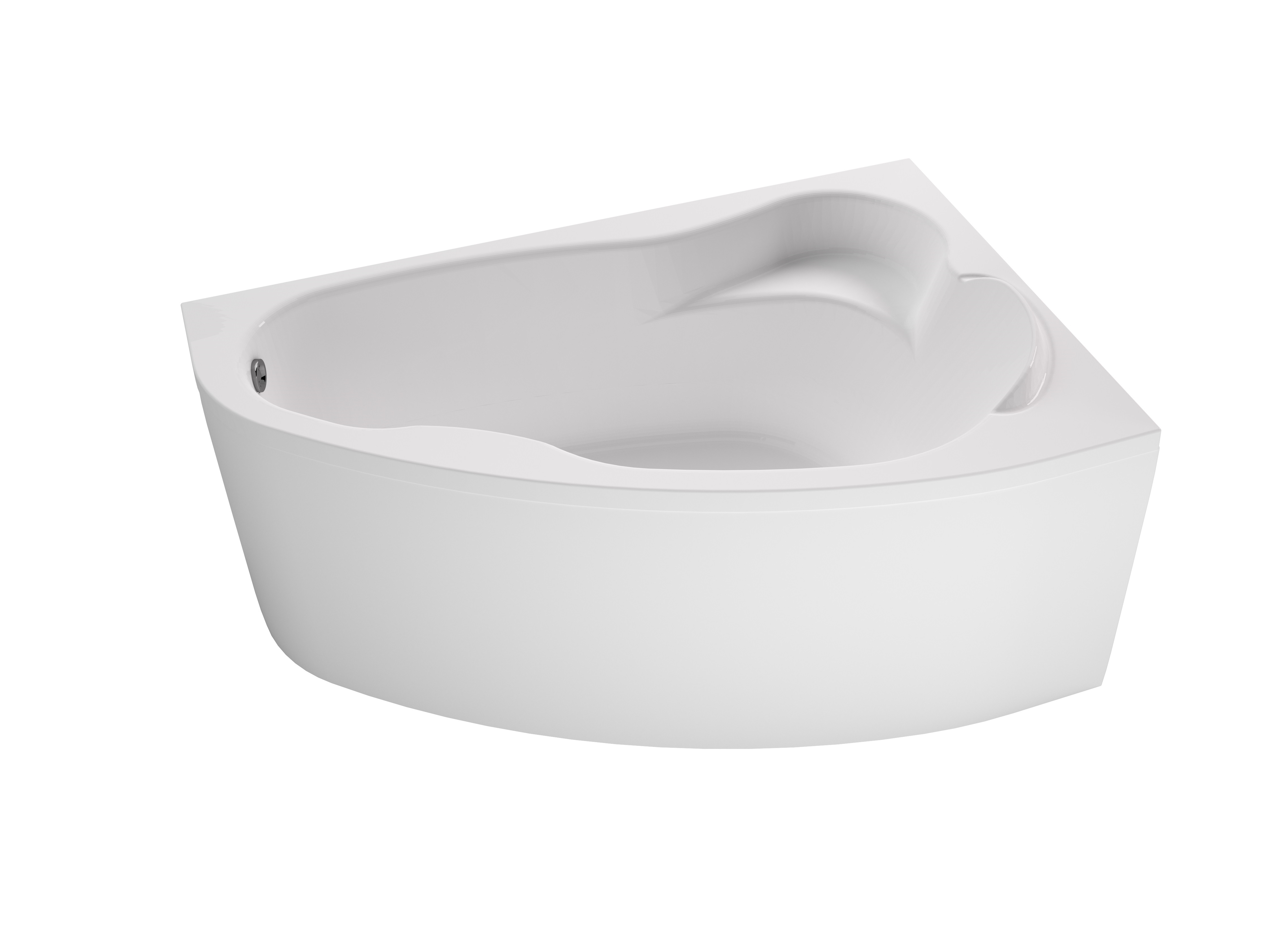 картинка Ванна Marka One Lil 140x90 R с каркасом и слив-переливом 