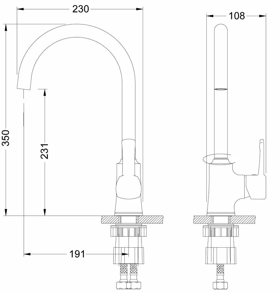 картинка Смеситель для кухонной мойки Lemark Evitta LM0505C 