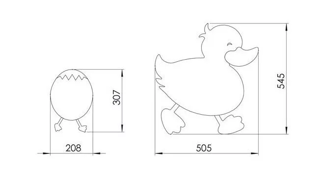 фото Зеркало Creavit Ducky DC30035-B детское 