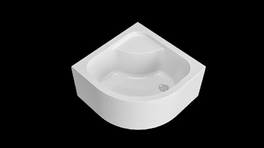 фото Душевой поддон AM.PM Gem Deep W90T-401A090W 90х90 с сифоном белый 