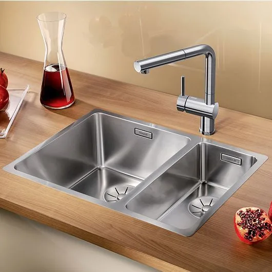 картинка Кухонная мойка Blanco ANDANO 340/180- IF левая 522975 нержавеющая сталь 