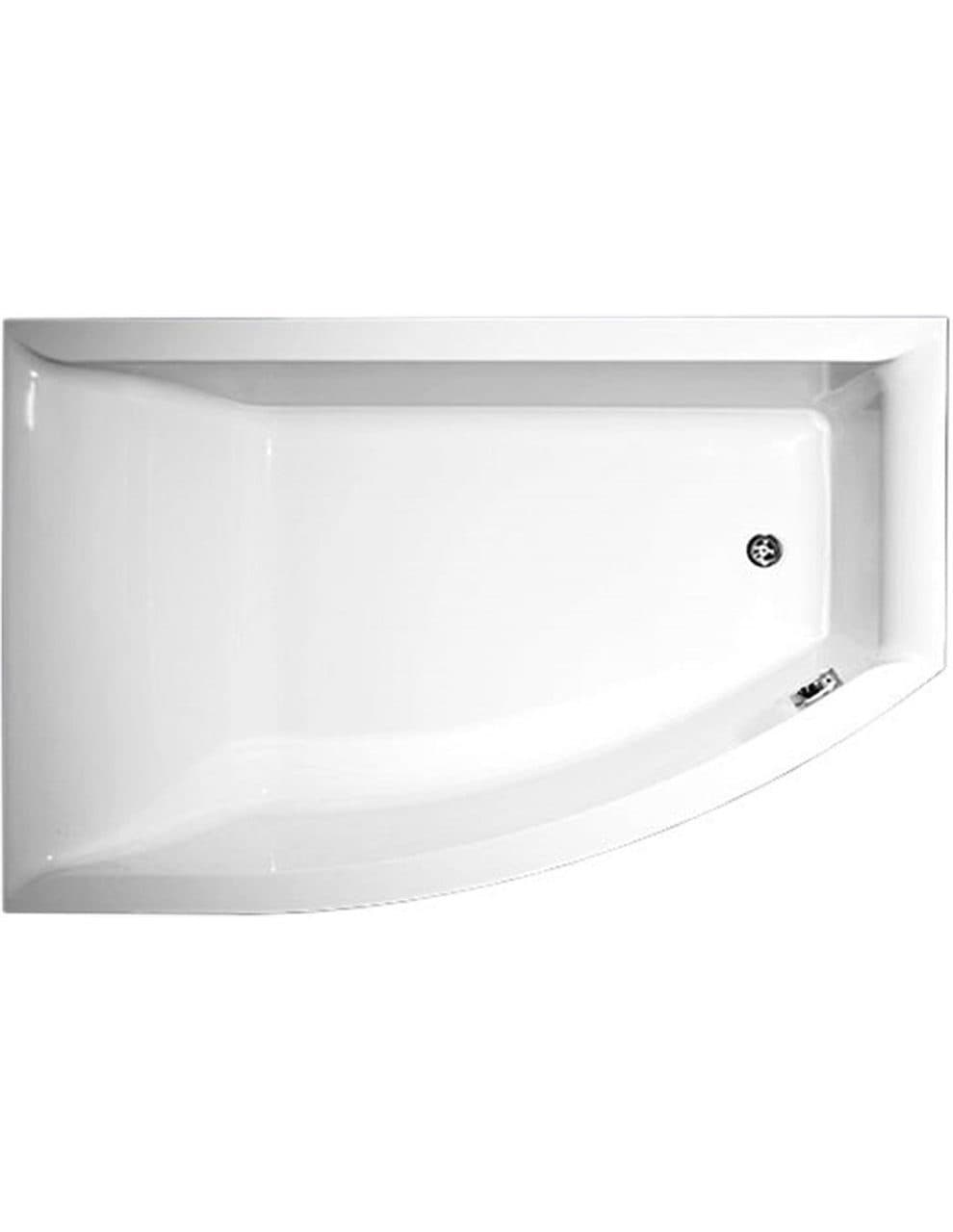 картинка Акриловая ванна Vagnerplast Veronela 160 L ультра белый с каркасом VPK160105 