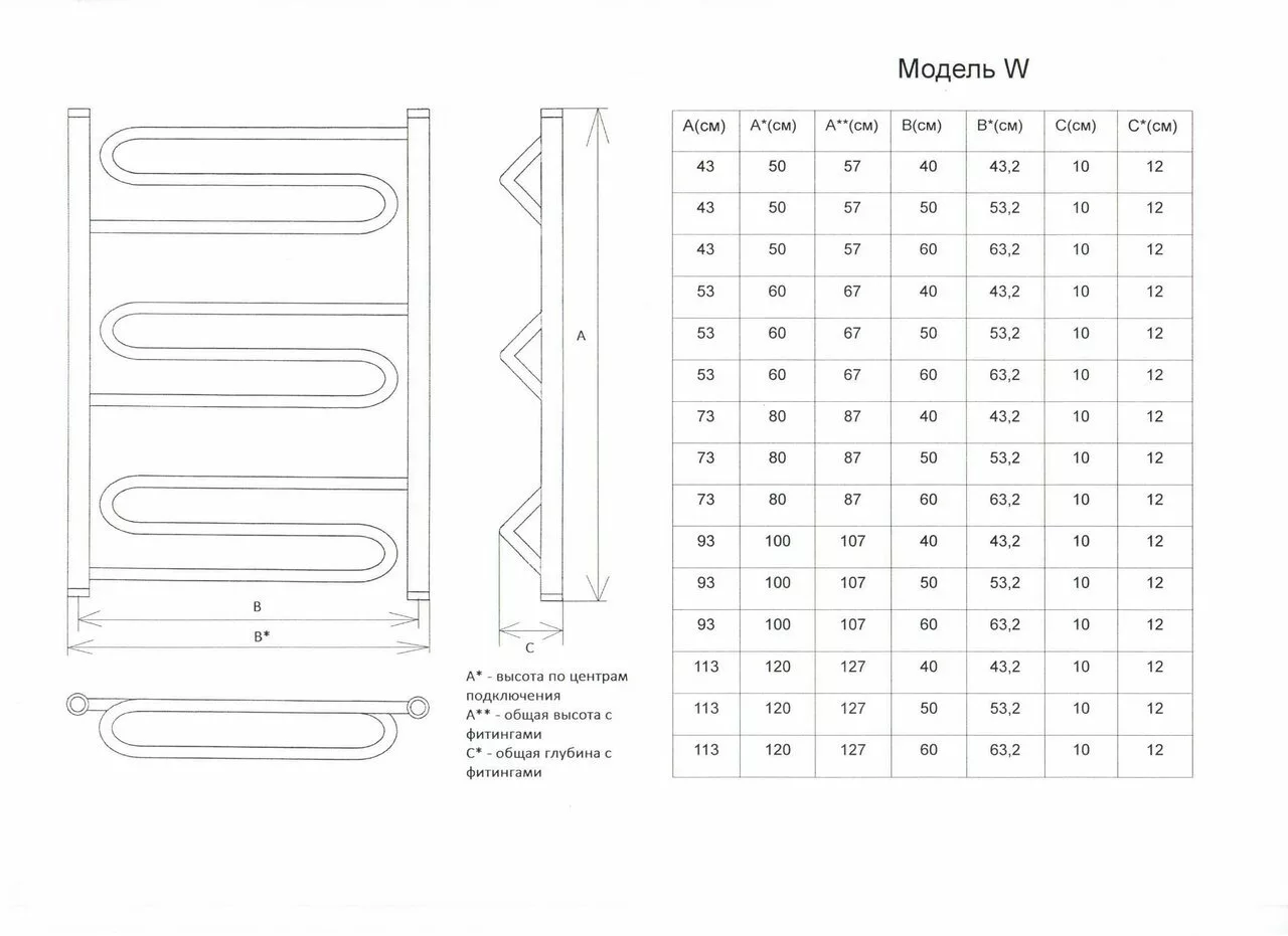 картинка Полотенцесушитель Двин W electro 100/60 1"-1/2" Электрический ТЭН справа К эл, Состаренная бронза (4627170784804) 