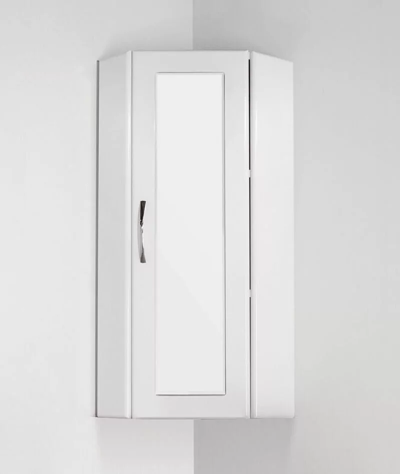 фото Подвесной шкаф Style Line 300/800 угловой стекло 