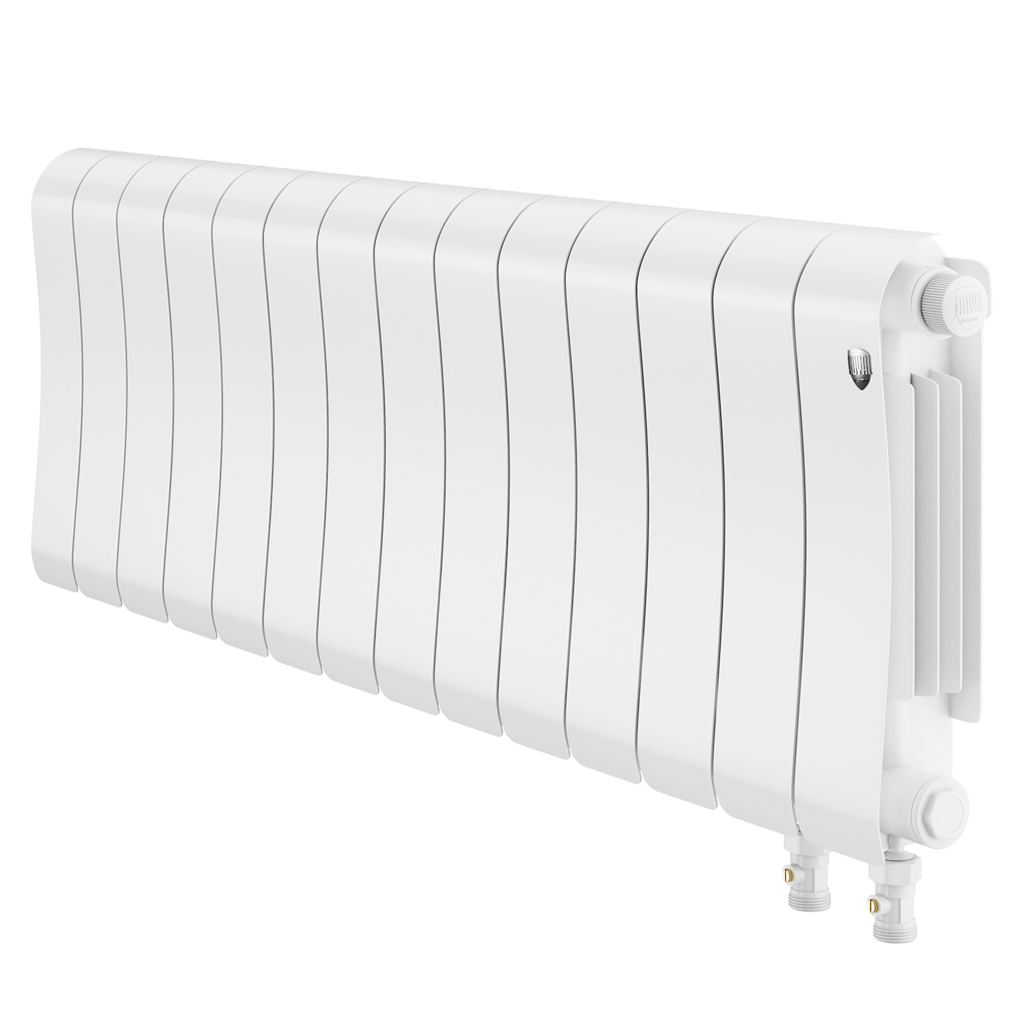 картинка Радиатор биметаллический Royal Thermo Infinity 300 Bianco Traffico VR80 14 секции 
