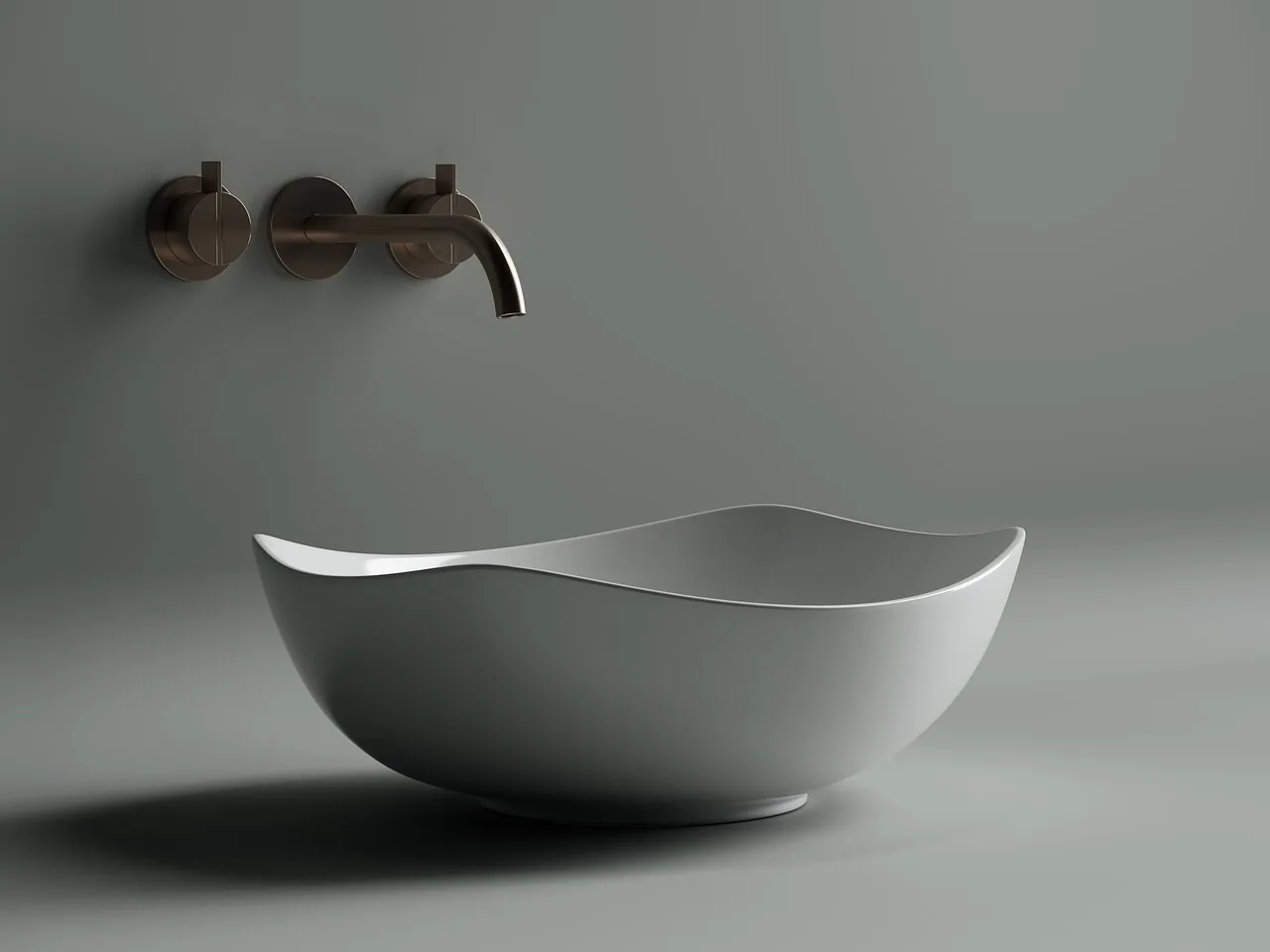 картинка Накладная раковина Ceramicanova Element CN5017 цвет белый 42х38.5 см 