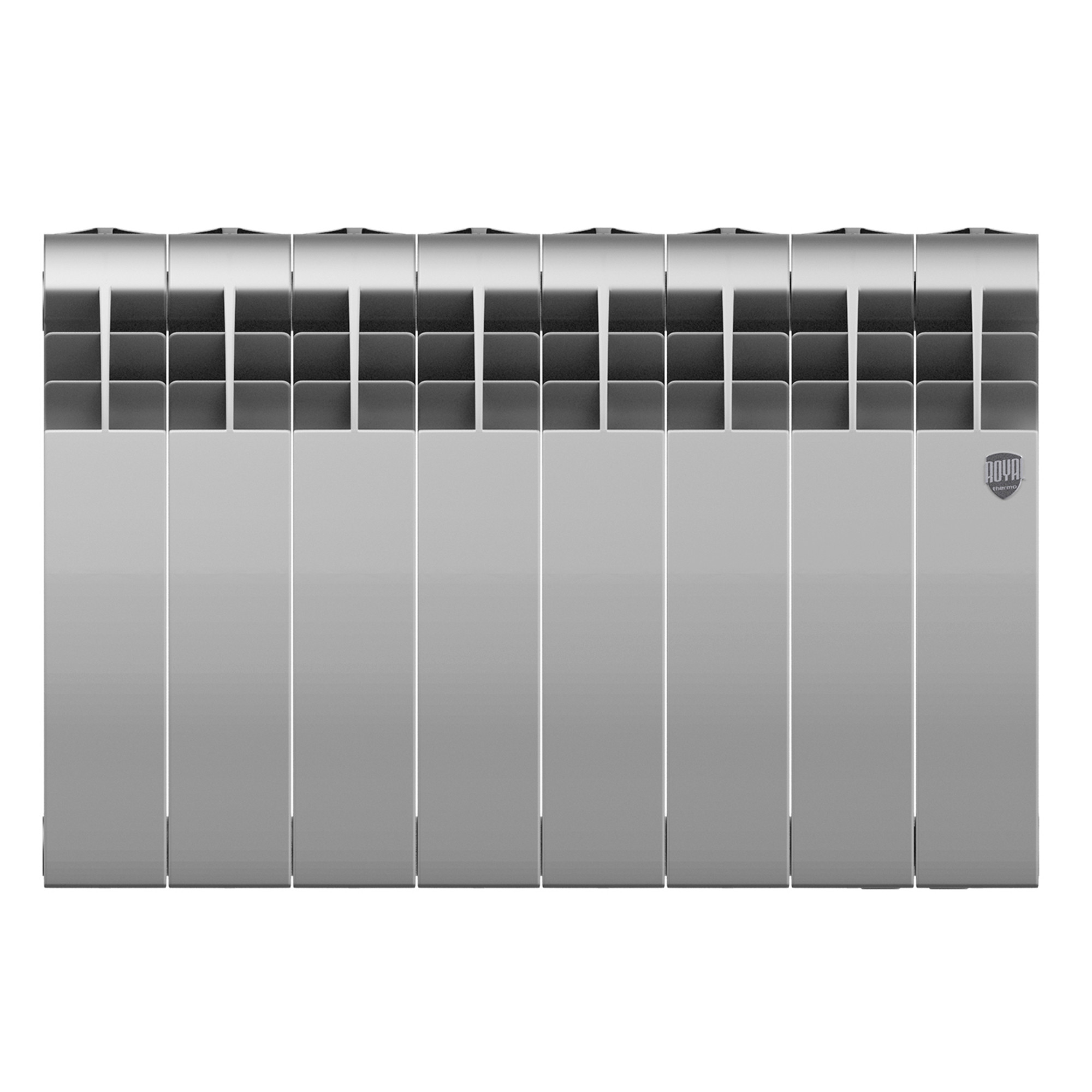 картинка Радиатор биметаллический Royal Thermo BILINER B 350 Серебристый 8 секций 