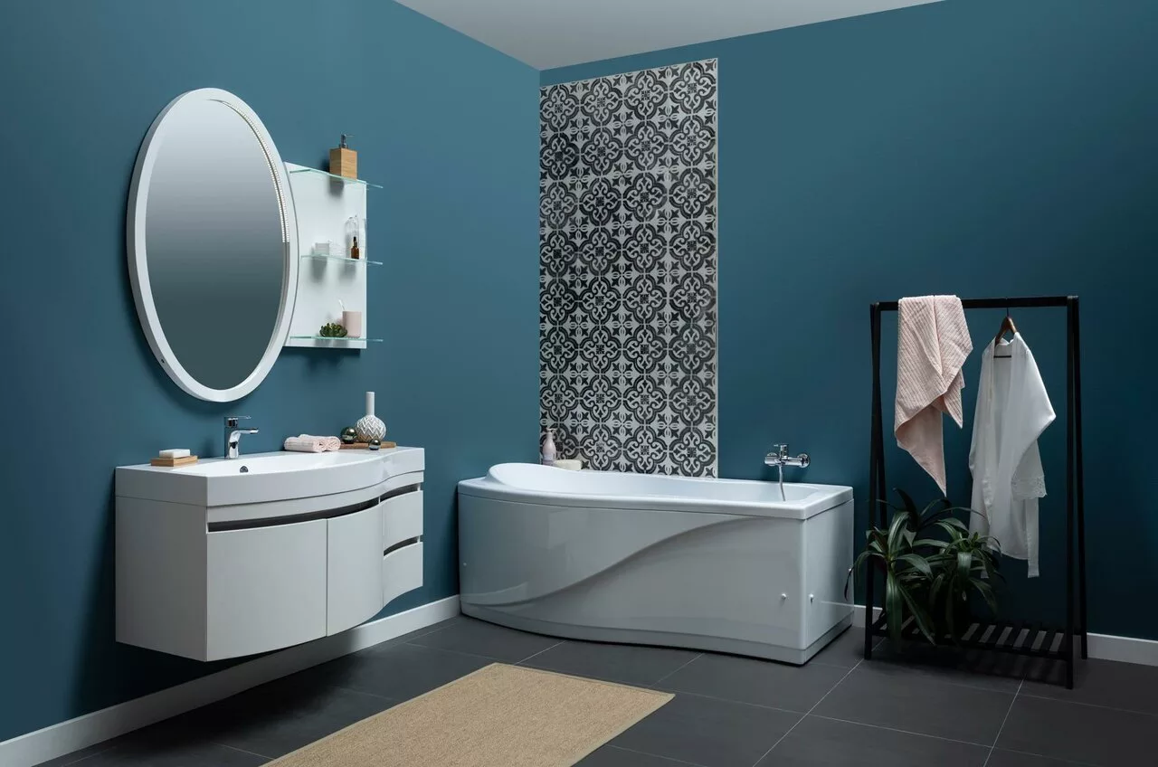 фото Тумба с раковиной Aquanet Опера 115 L белый (2 дверцы 2 ящика) арт. 00212990 