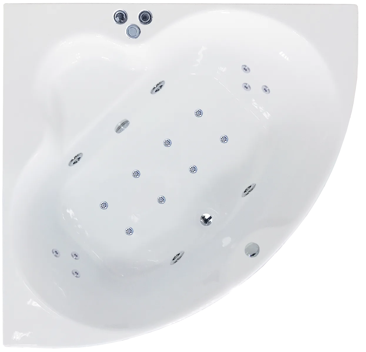 картинка Гидромассажная ванна Royal Bath FANKE DE LUXE 140x140x65 