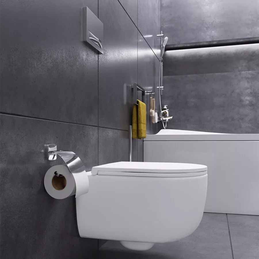 картинка Подвесной унитаз Am.Pm Sirius DX86C1700SC безободковый с сиденьем микролифт 