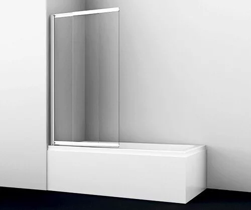 картинка Стеклянная шторка на ванну WasserKRAFT Main 41S02-100 WasserSchutz 
