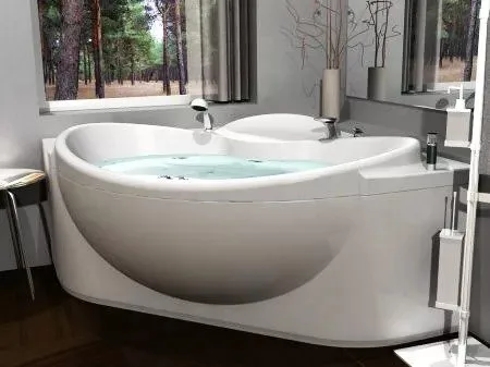 картинка Акриловая ванна Акватек Эпсилон с гидромассажем и экраном 