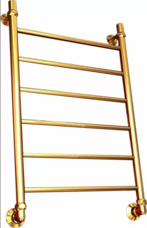 картинка Полотенцесушитель Двин J 80/50 1"-1/2" Универсальный К3, Золотой хром (4627085974741) 