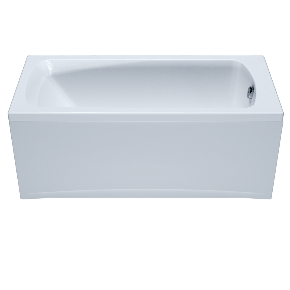 картинка Акриловая ванна 1ACReal London 150 прямоугольная с каркасом и слив-переливом 