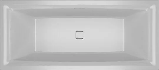 картинка Акриловая ванна Riho Still Square Elite 180x80, R с ножками Riho Universal POOTSET01U 