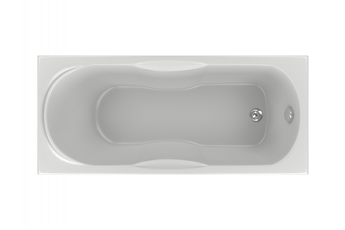 картинка Акриловая ванна Relisan Eco Plus Мега 160х70 с каркасом и слив-переливом 