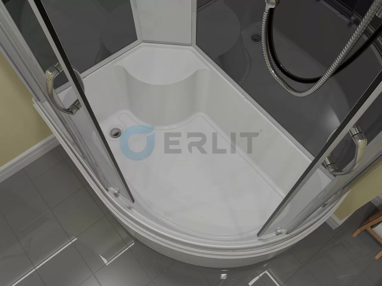 картинка Душевая кабина Erlit Comfort ER3512TPL-C4-RUS 1200x800x2150 