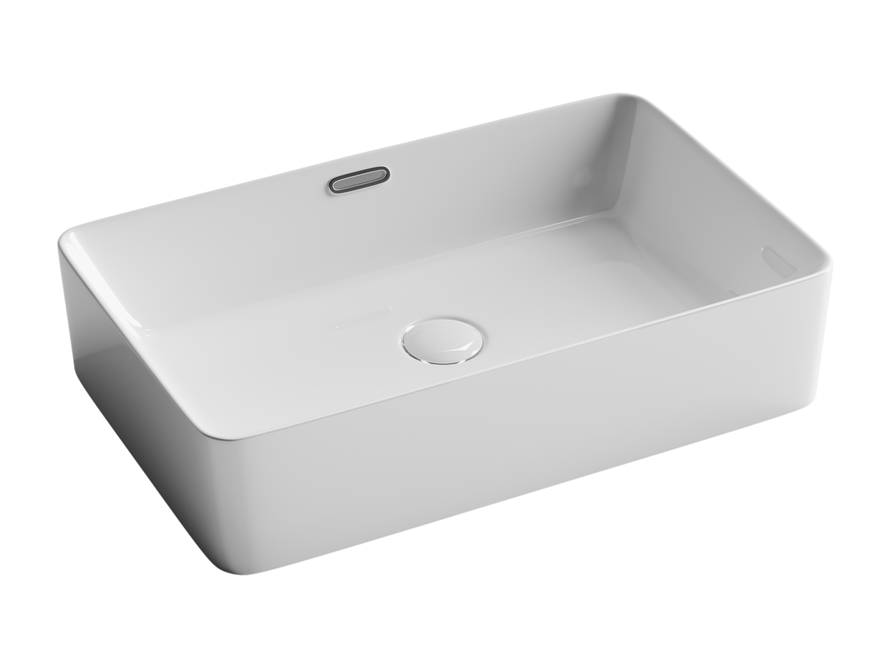 картинка Накладная раковина Ceramicanova Element CN5025 цвет белый 60х38 см 