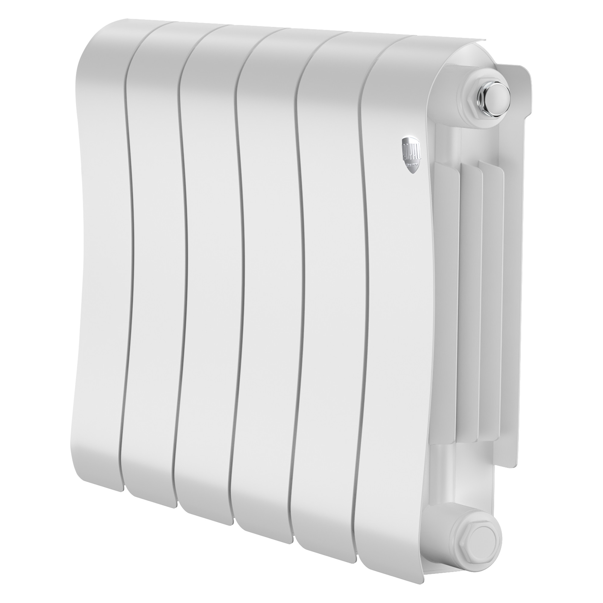 картинка Радиатор биметаллический Royal Thermo Infinity 300 Bianco Traffico 6 секций 